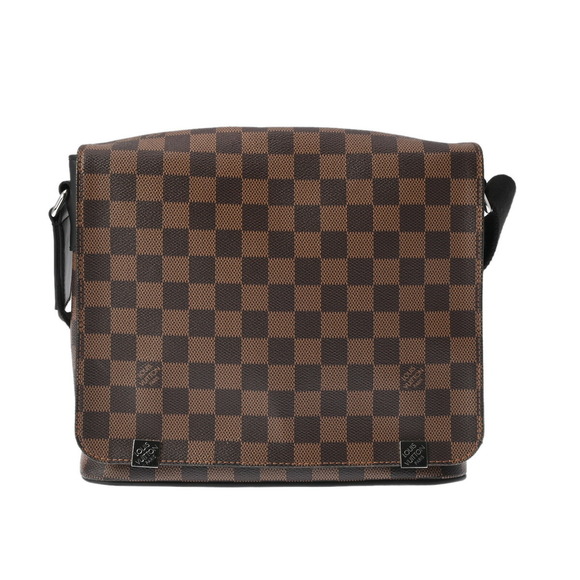 Louis Vuitton Brown Bag District Damier NM Canvas Shoulder - Picture 2 of 12